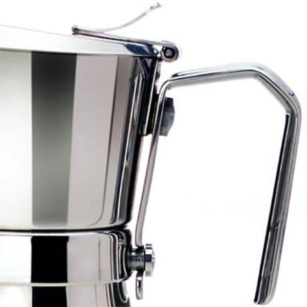 Giannina 3 / 6  Cup Stove Top Espresso Machine, Stainless Steel