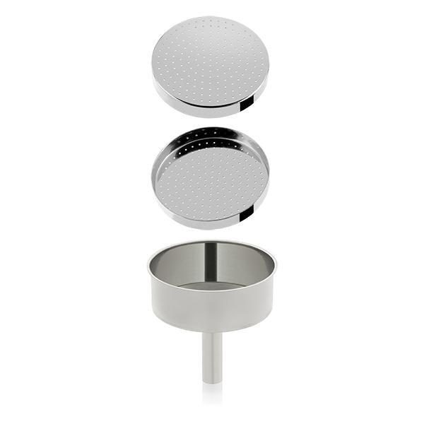 Giannina 3 / 6  Cup Stove Top Espresso Machine, Stainless Steel