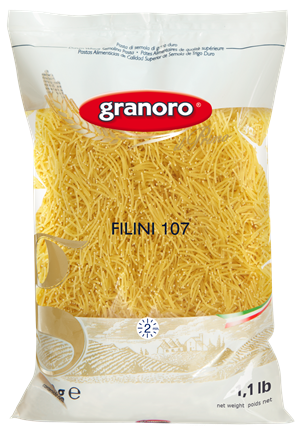 Granoro Cut Cappellini (Filini) Pasta  #107, 1lb