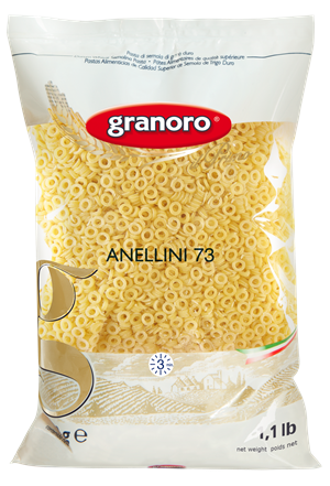 Granoro Anellini Pasta  #73, 1.1lb