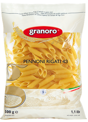 Granoro Pennoni Rigati Pasta  #43, 1.1lb
