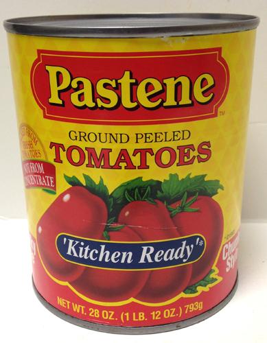 Pastene Gound Peeled Tomatoes Chunky Style, 28 oz