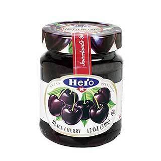 Hero Black Cherry Fruit Spread 12 oz