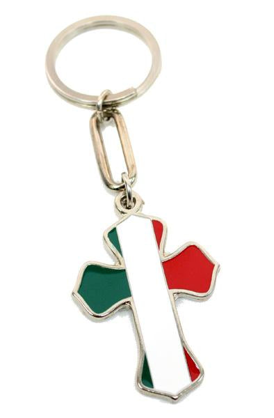 Italian Cross Keychain