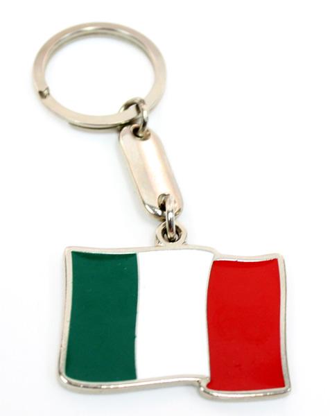 Italian Flag Keychain