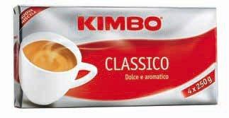 Kimbo Classico Dolce e Aromatico, 4x250g (4pk)