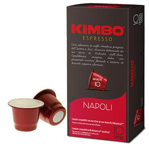 Kimbo Napoli 10 Nespresso Compatible, 10pk