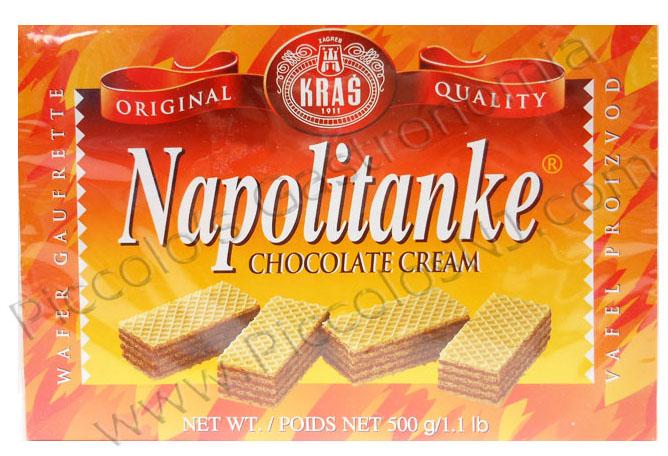 Kras Napolitanke Chocolate Cream Wafers Box 500g