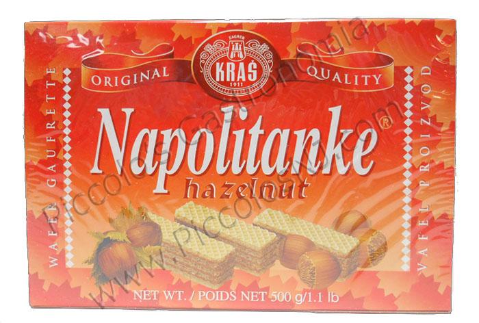 Kras Napolitanke Hazelnut Wafers Box 500g