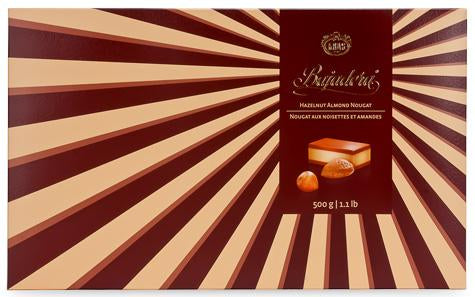 Kras Bajadera Hazelnut Almond Nougat, 500g