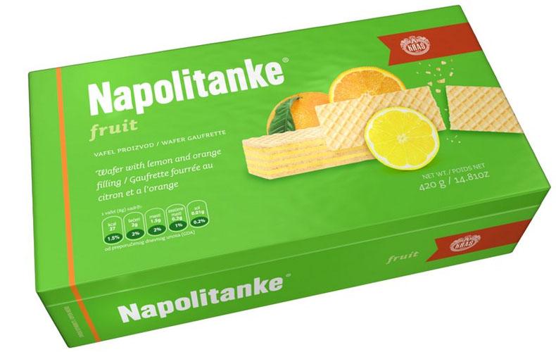 Kras Napolitanke Fruit Wafers, 420g