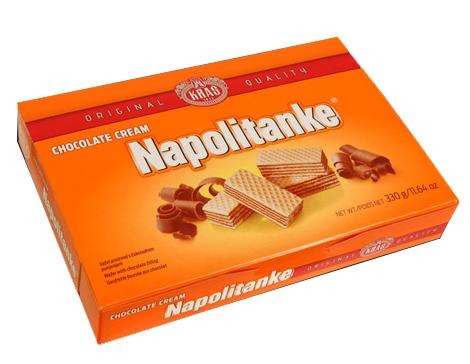 Kras Napolitanke Chocolate Cream Wafers 330g