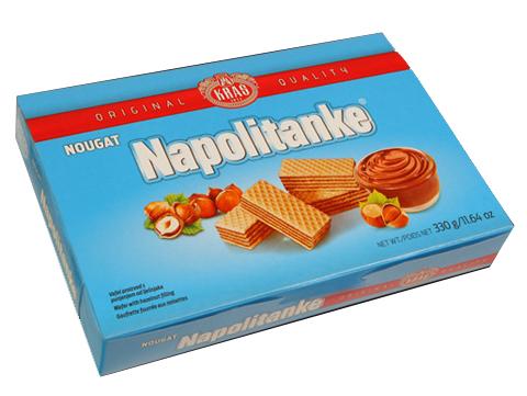 Kras Napolitanke Nougat Wafers Box 500g