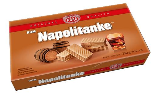 Kras Napolitanke Rum Wafers 330g