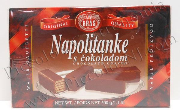 Kras Napolitanke Chocolate Coated Wafers Box 500g