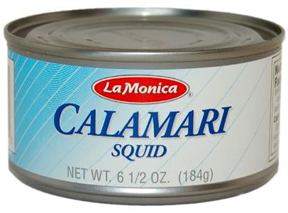 LaMonica Squid Calamari 6.5 oz (184g)