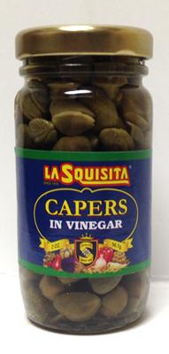 La Squisita Capers in Vinegar 2 oz