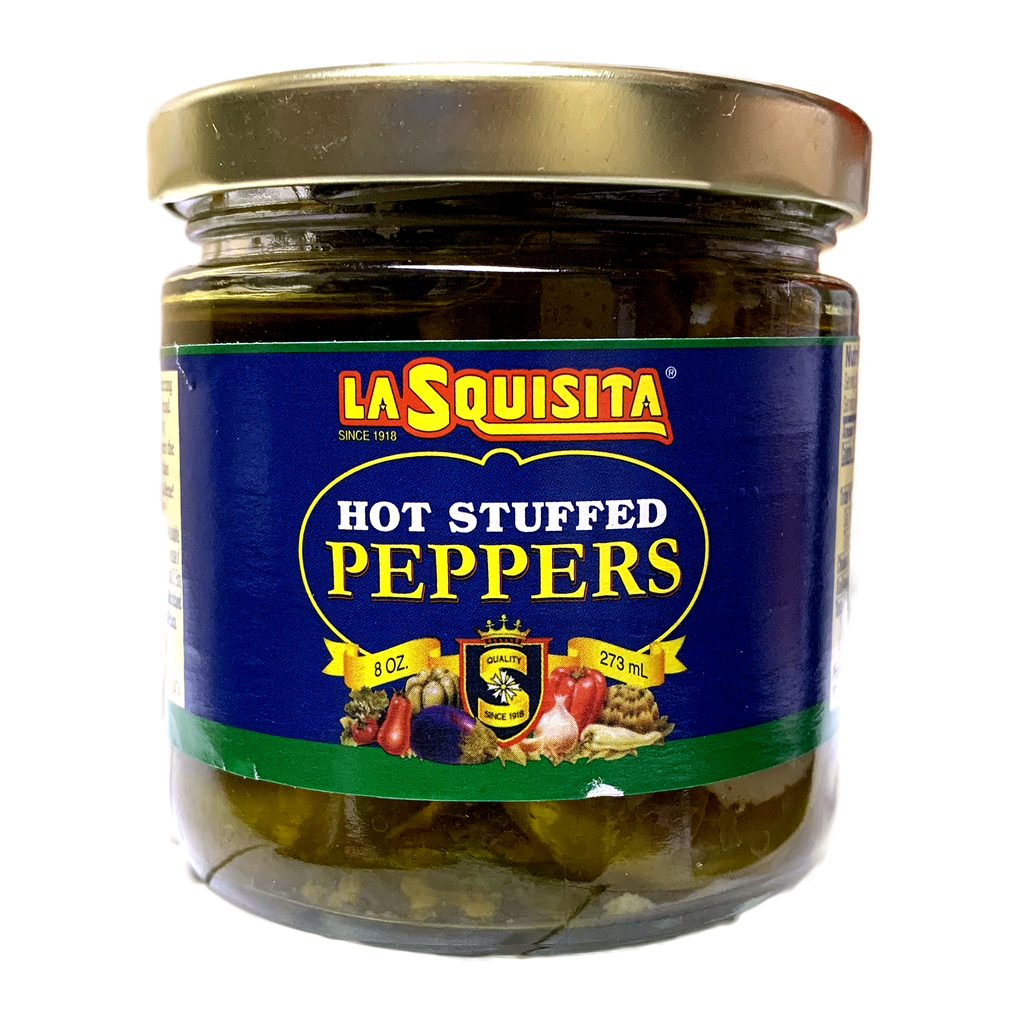 La Squisita Hot Stuffed Peppers, 8 oz (273ml)