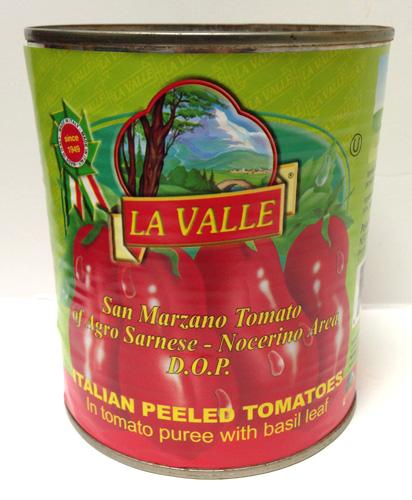 La Valle San Marzano Tomato D.O.P Italian Peeled Tomatoes, 28oz