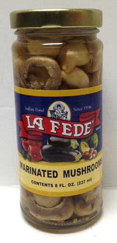 La Fede Marinated Mushrooms, 8 fl oz