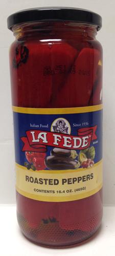 La Fede Roasted Peppers, 465g