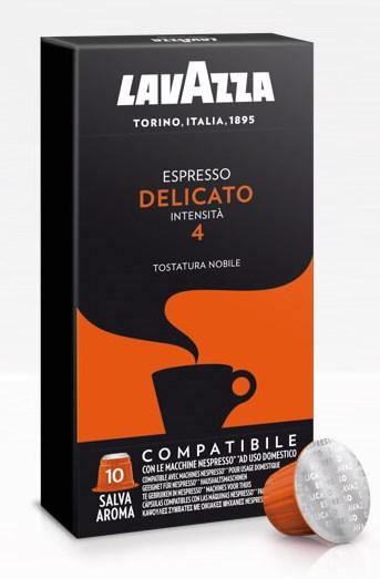 LavAzza Nespresso Compatible Espresso Capsules Delicato 4, 10pk
