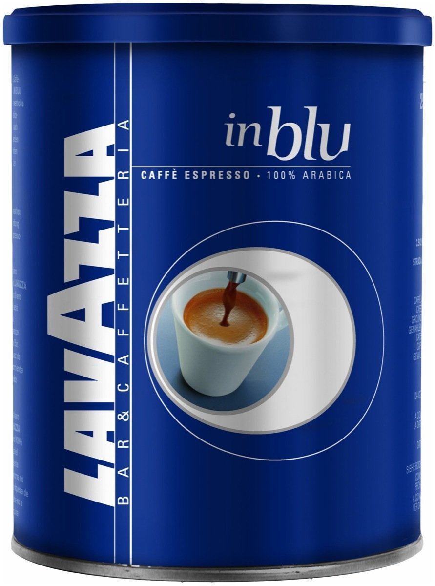 LavAzza Inblu Caffe Espresso 100% Arabica, 250g TIN