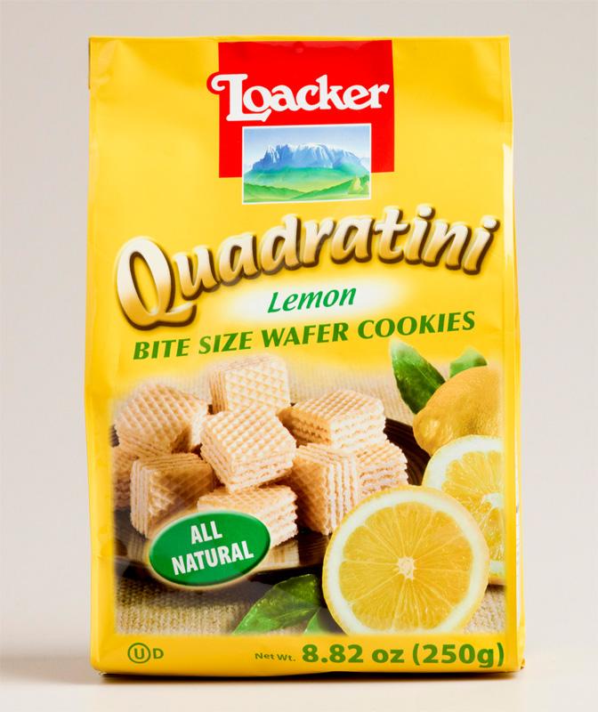 Loacker Quadratini Bite Size, Lemon 250g
