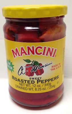 Mancini Sweet Roasted Peppers, 340g