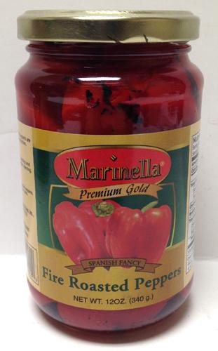 Marinella Fire Roasted Peppers, 12 oz