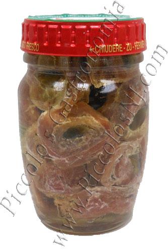 Merro Flats Fillets Anchovies with Capers 3.17 oz Jar