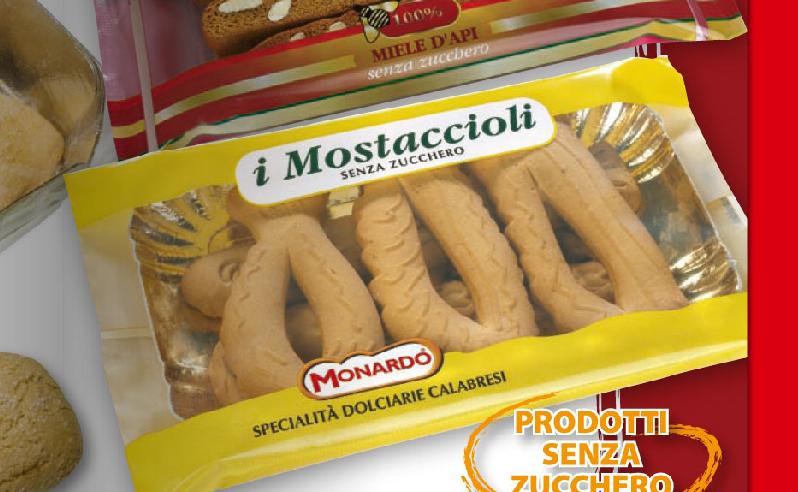 Monardo i Mostaccioli No Sugar Added, 350g