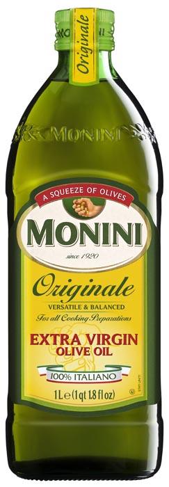 Monini Originale Extra Virgin Olive Oil 100% Italian, 1 LT