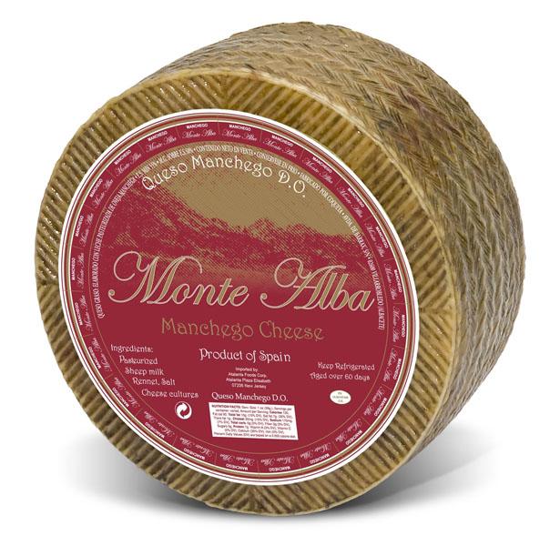 Monte Alba Manchego Aged 3-4 Months Approx. 7 lb