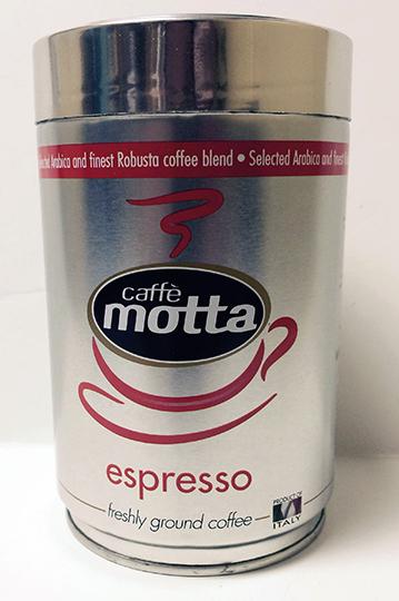 Caffe Motta Espresso, 250g TIN