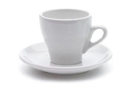 Nuova Point Milano Cappuccino Cups and Saucers, White, set of 6