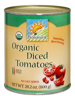 Bionaturae Organic Diced Tomatoes, 28.2 oz.