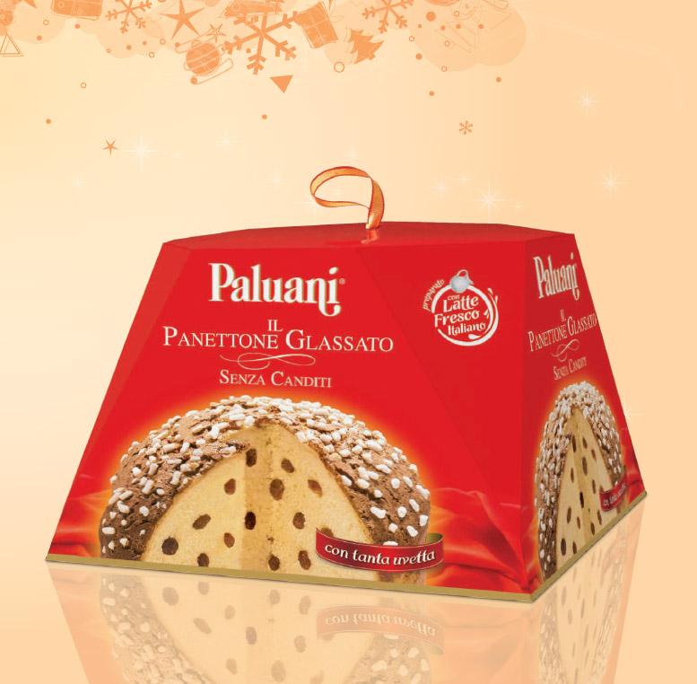 Paluani Panettone Glassato Senza Canditi, 1000g