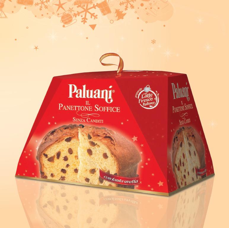 Paluani Panettone Soffice Senza Canditi, 750g