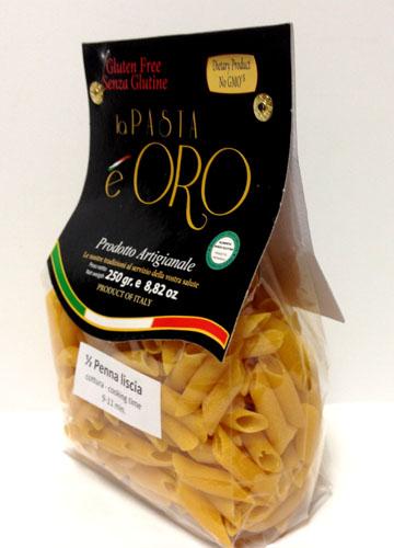 La Pasta e Oro Guten Free Penna Liscia 8.8 oz (250gr )