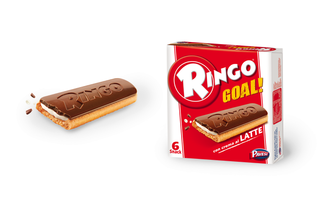 Pavesi Ringo Goal Milk, 6 pack, 168g (5.92 oz)