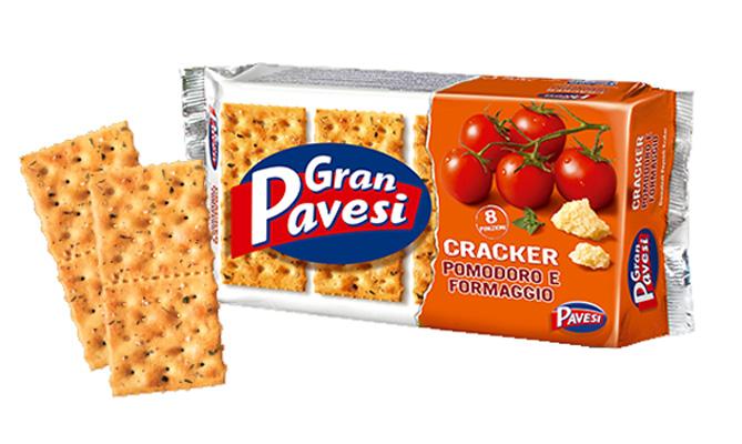 Pavesi Tomato and Cheese Crackers, 250g
