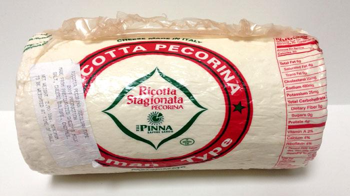 Ricotta Pecorina Sicilian Appox 6 lb