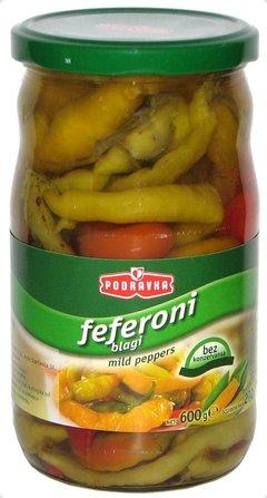 Podravka Mild Peppers, 600g