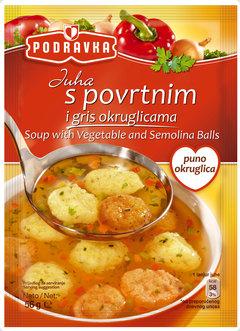 Podravka Vegetable Soup with Semolina Dumplings, 58g