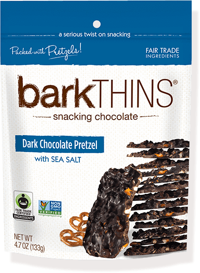 barkTHINS, Dark Chocolate Pretzel with Sea Salt, 4.7 oz