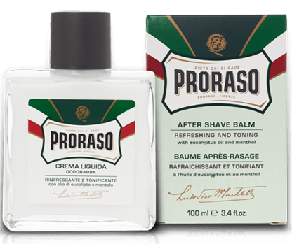 Proraso After Shave Balm, Refreshing and Toning, 3.4 fl oz