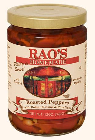 Rao's Roasted Peppers with Golden Raisins & Pine Nuts, 12oz