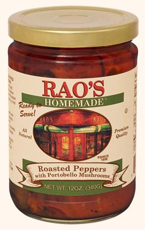 Rao's Roasted Peppers with Portobello Mushrooms, 12 oz