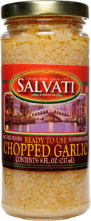 Salvati Chopped Garlic, 8 FL OZ